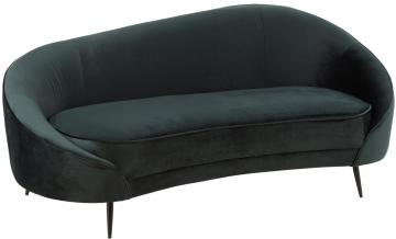 Sofa Elisabeth Velours Vert