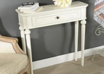 Console 1 Tiroir Léonie Blanc PM