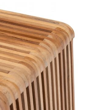 Console Murale Calopsite PM Teck Naturel