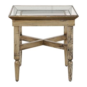 Bout de Canapé Bois Miroir