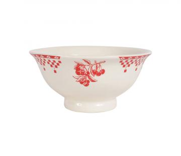 4 Compotiers Damier Rouge Comptoir de Famille