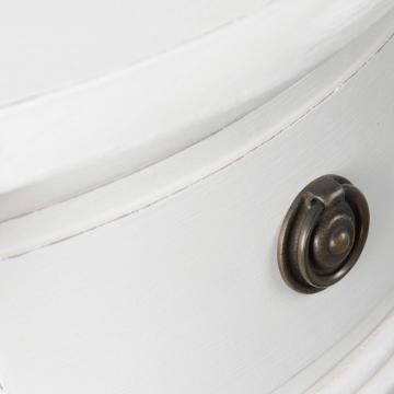 Chevet 2 Tiroirs Agathe Blanc