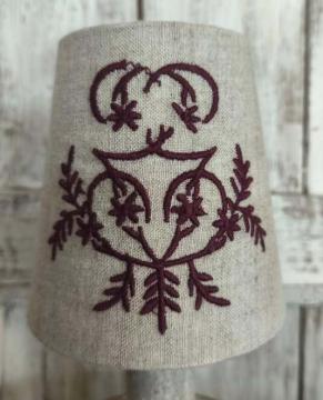 Abat-Jour Impérial Bourgogne ø10cm Coquecigrues