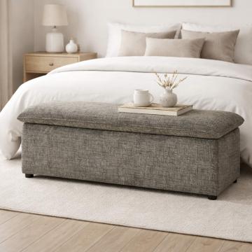 Banc Coffre Bout de Lit Doug Vert