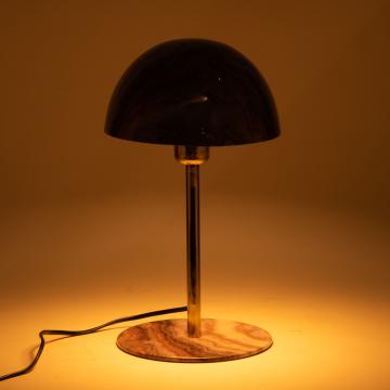 Lampe Basile Métal Marron Marbré