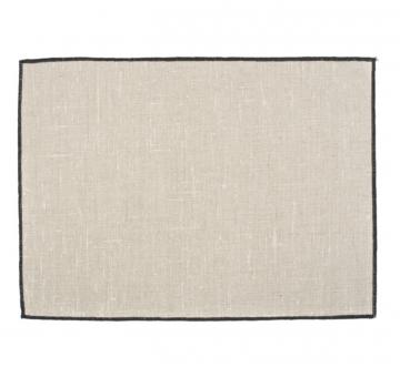 6 x Sets de Table Borgo Naturel Lin Enduit