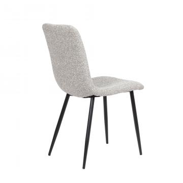 Chaise Curt Velours Chiné (2couleurs)