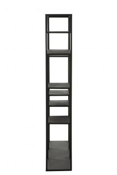 Etagère Multiniveaux Métal Noir H120cm