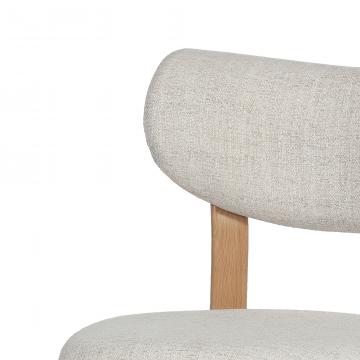 Tabouret de Bar Gleen Sable Finition Chêne