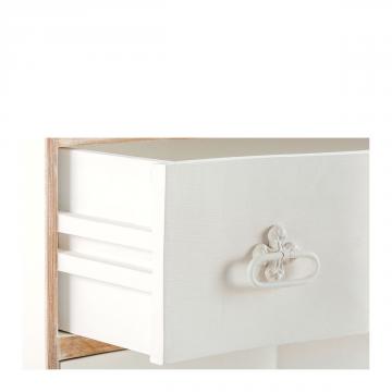 Commode Sophie 3 Tiroirs Blanc d'Ivoire
