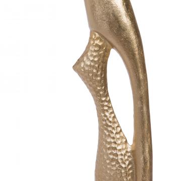 Déco Sculpture Aluminium Gold H120cm