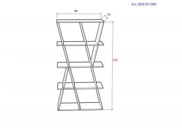 Etagère Popa Manguier Foncé