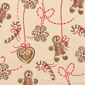 20 x Serviettes Papier Bakery Noël 33*33