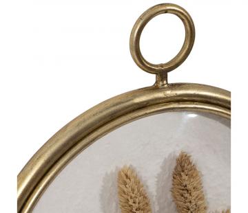 Cadre Deco Rond x3 Médaillon Doré Antique Comptoir de Famille