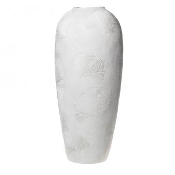 Vase Ginko Blanc H74cm