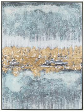 Tableau Abstract.11 Blanc d'Ivoire 90*120