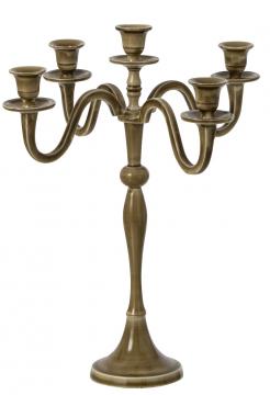 Chandelier Vert Olive 5 Branches