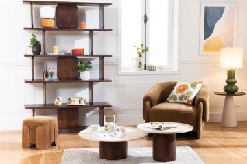 Pouf Aubépine Marron