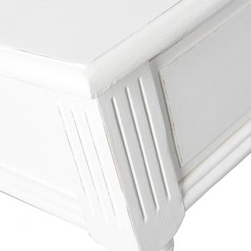 Chevet 2 Tiroirs Agathe Blanc