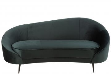 Sofa Elisabeth Velours Vert
