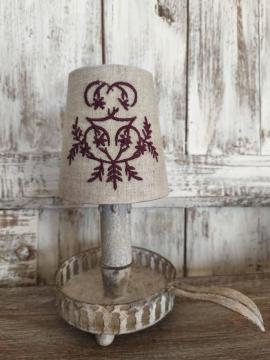 Abat-Jour Impérial Bourgogne ø10cm Coquecigrues