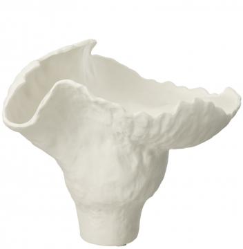 Vase Corolla Large Céramique Blanche H39cm