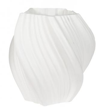 Vase Danae Rond Blanc H50cm