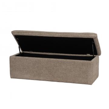 Banc Coffre Bout de Lit Doug Taupe