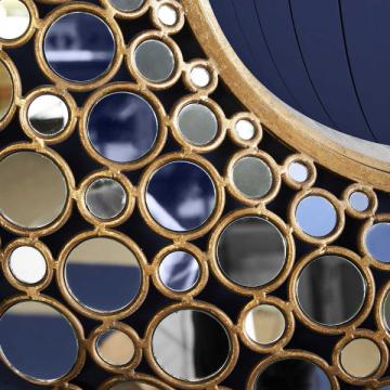 Miroir Rond à Facettes