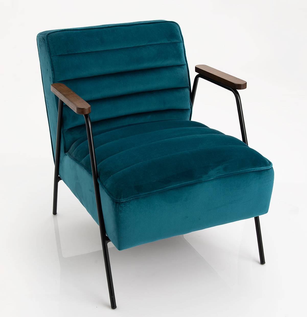 Fauteuil Velours Bleu Hutch Amadeus Cades Fauteuil Amadeus Style Campagne