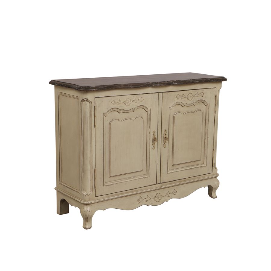 Style Campagne : Buffet Bas 2 Portes Château & Dépendances ...