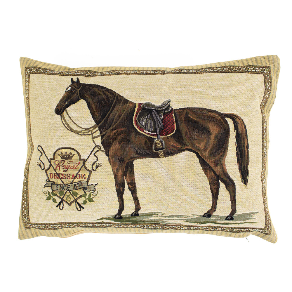 Couverture De Selle Western Fait Main En Laine Motif Cheval - Sur Mesure
