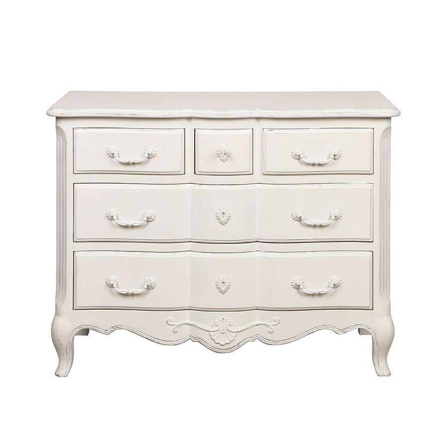 Commode Galbee Gustavien Blanc Vieilli Country Corner Interiors Meubles Country Corner Interiors